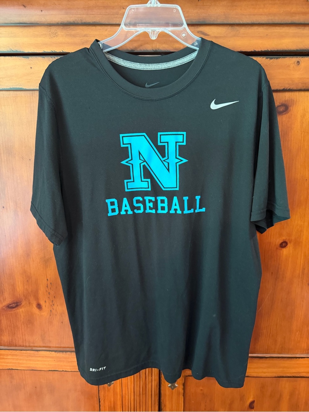 Nike Black Dri-FIT Baseball Tee